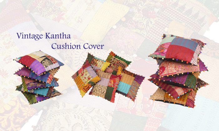 Vintage Kantha Quilts, Throw Blankets, Bedspreads & Wholesale Quilts