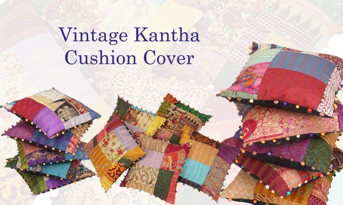 Vintage Kantha Quilts, Throw Blankets, Bedspreads & Wholesale Quilts