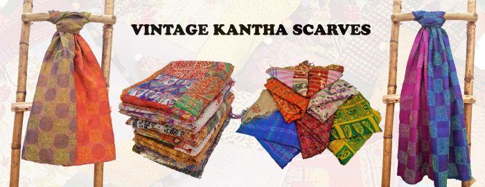 Vintage Kantha Quilts, Throw Blankets, Bedspreads & Wholesale Quilts