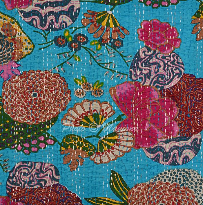 Vintage Kantha Quilts, Throw Blankets, Bedspreads & Wholesale Quilts