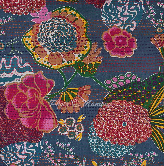 Vintage Kantha Quilts, Throw Blankets, Bedspreads & Wholesale Quilts