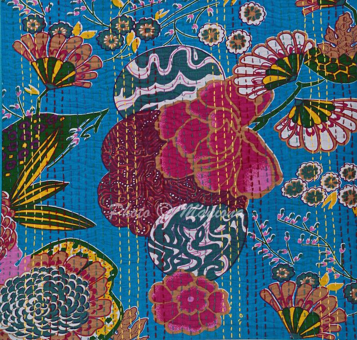 Vintage Kantha Quilts, Throw Blankets, Bedspreads & Wholesale Quilts