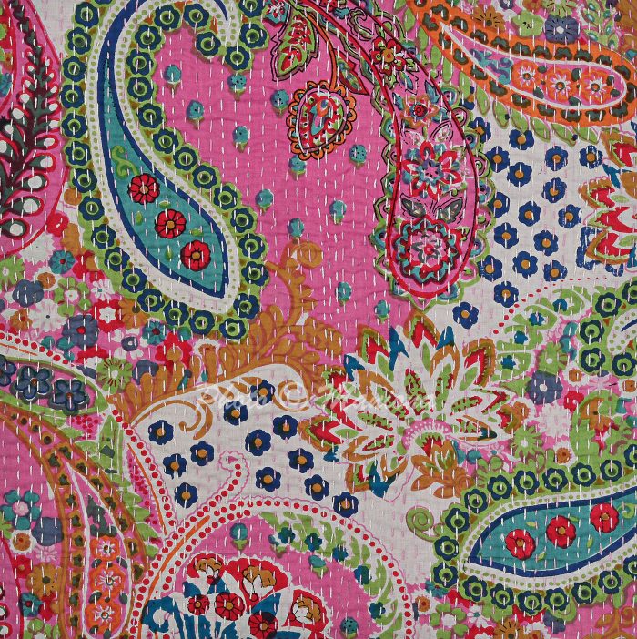 Vintage Kantha Quilts, Throw Blankets, Bedspreads & Wholesale Quilts