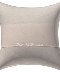 Alternative view of White Bird Print Kantha Cushion Cover -16 Inch