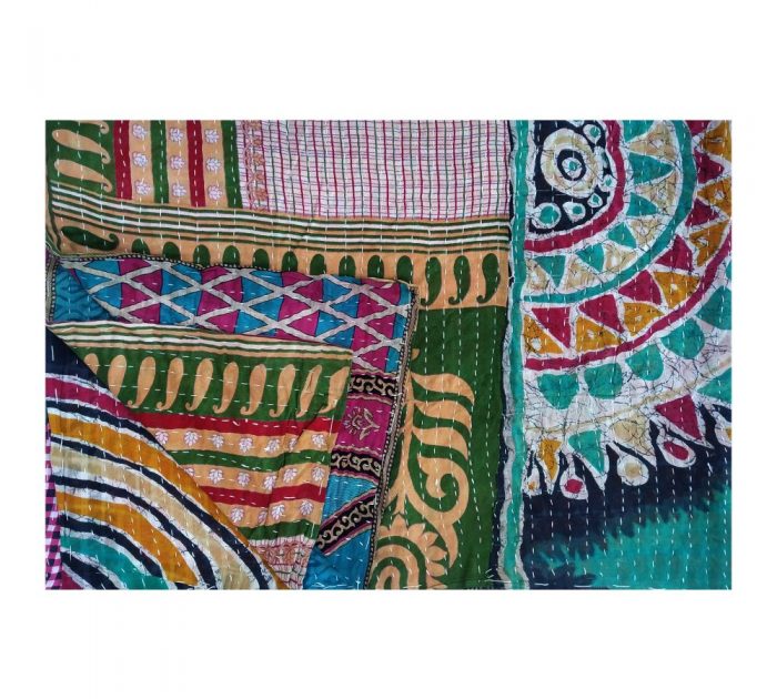 Vintage Kantha Quilts, Throw Blankets, Bedspreads & Wholesale Quilts
