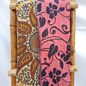 Kantha Paisley and Floral Throw