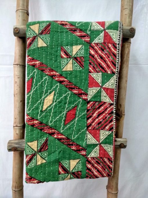 Designer Twin Kantha Quilt