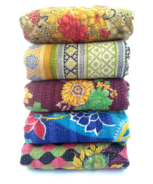 Heavy Vintage Kantha Quilt