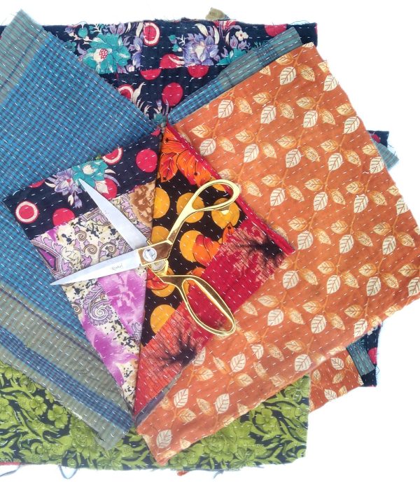Kantha Remnants Fabric Scrap
