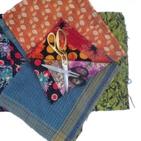 Soft Kantha Scrap Fabric