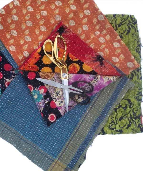 Soft Kantha Scrap Fabric