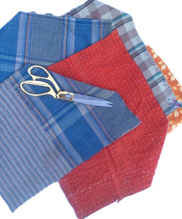 Kantha Patches Scrap for craft making