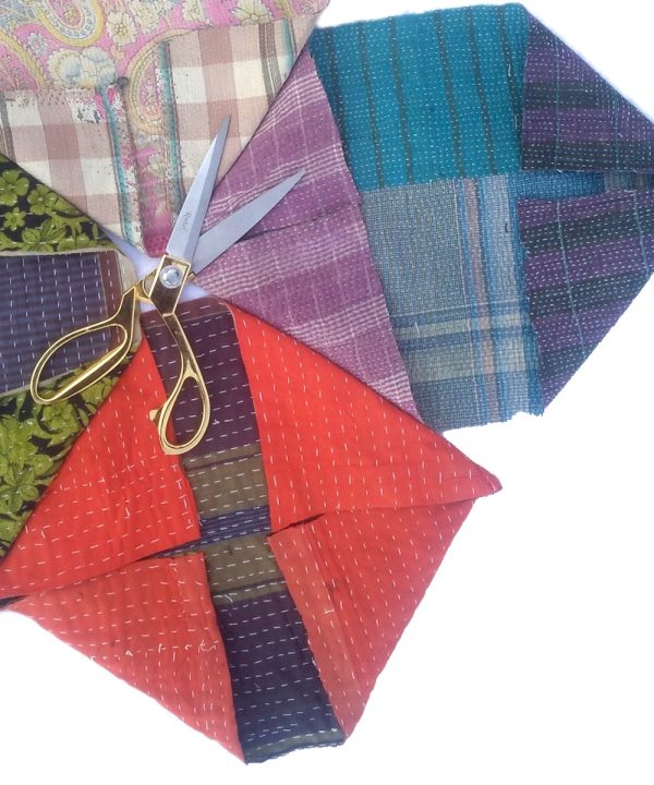 Kantha Cotton Fabric Scrap