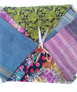 Kantha Quilt Scrap for Craft Making