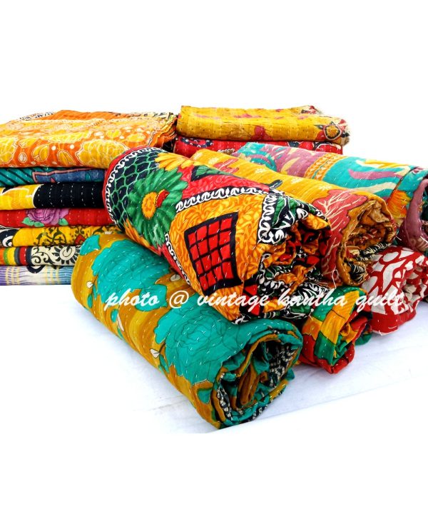 Divina Vintage Kantha Quilt Lot