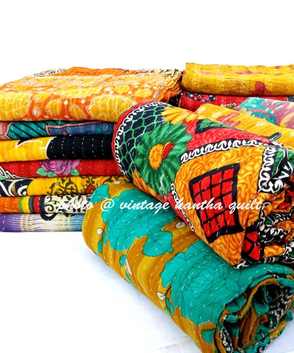 Alkanshi Vintage Kantha Quilt lot