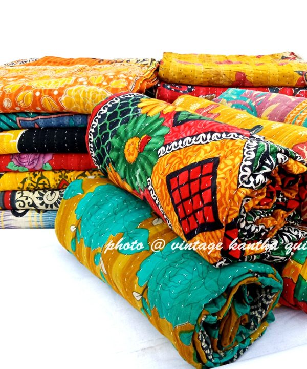 Koyali Vintage Kantha Quilt Lot