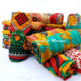 Indian Vintage Kantha throw lot