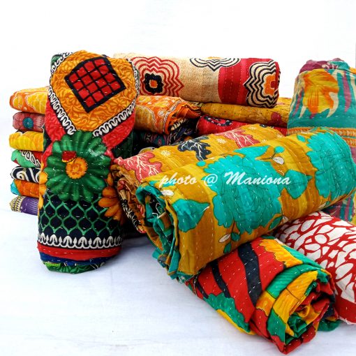 Indian Vintage Kantha throw lot