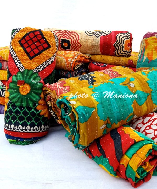 Indian Vintage Kantha throw lot