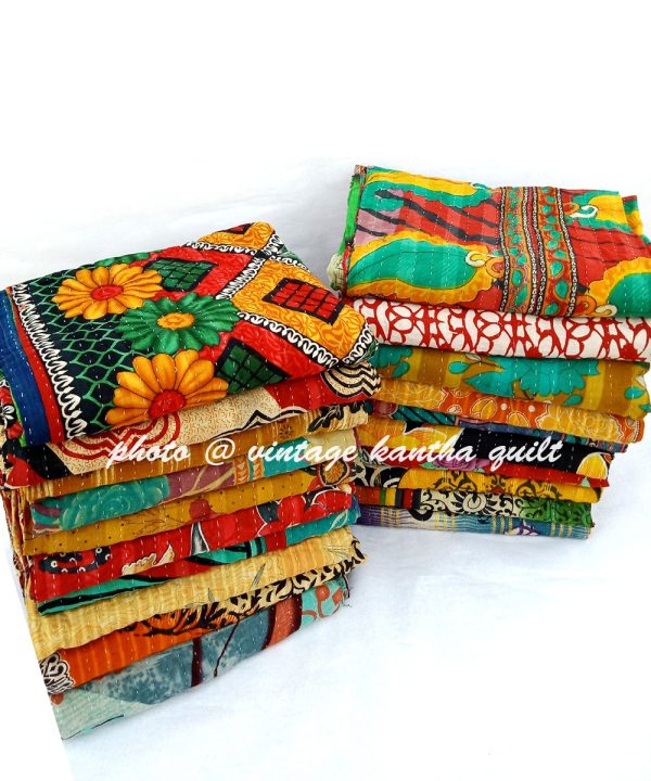 Vintage Kantha Quilt by Chayya