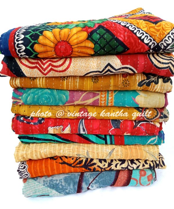 Buy Wholesale Vintage Kantha Throw