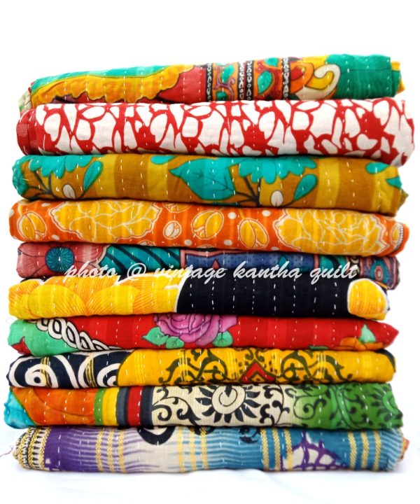 Buy vintage Kantha Throw