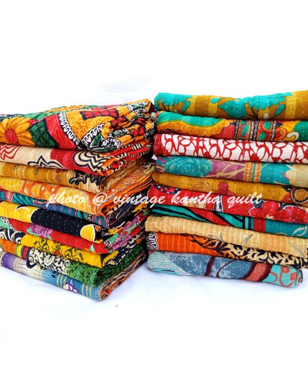 Vintage Twin Kantha Throw Wholesale
