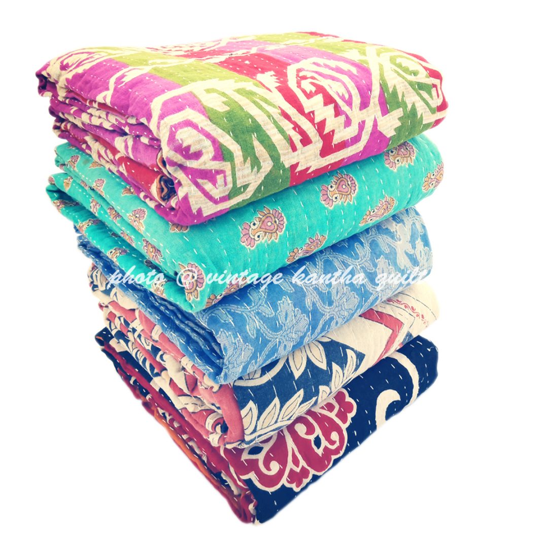 Find Great deals at wholesale price of Kantha Quilt and Handmade product