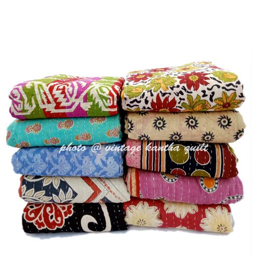 Vintage Kantha Throw