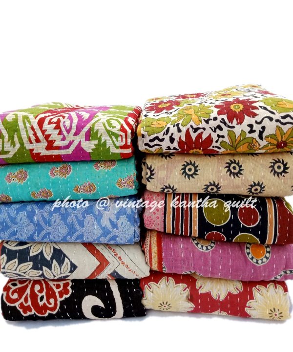 Vintage Kantha Throw
