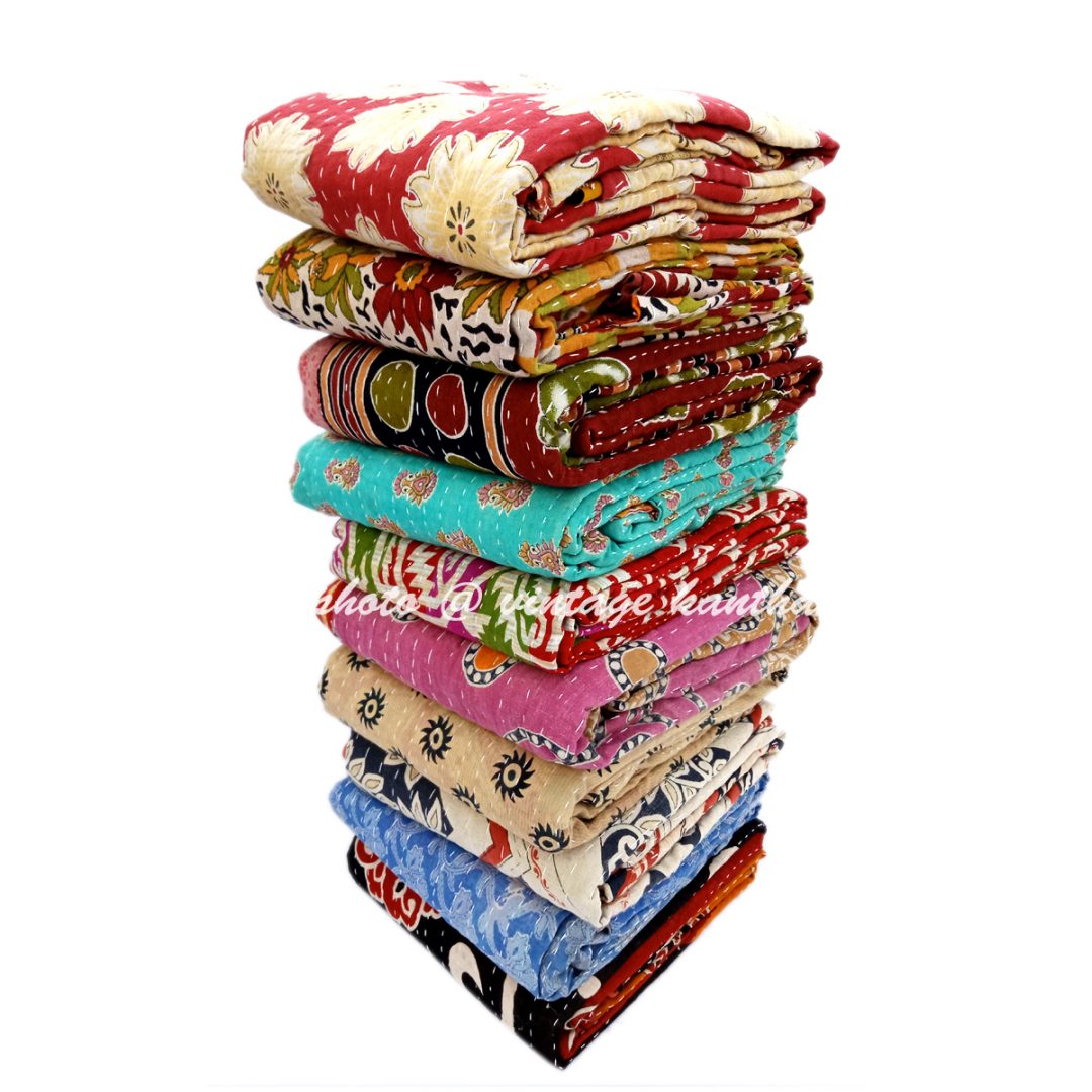 Find Great deals at wholesale price of Kantha Quilt and Handmade product