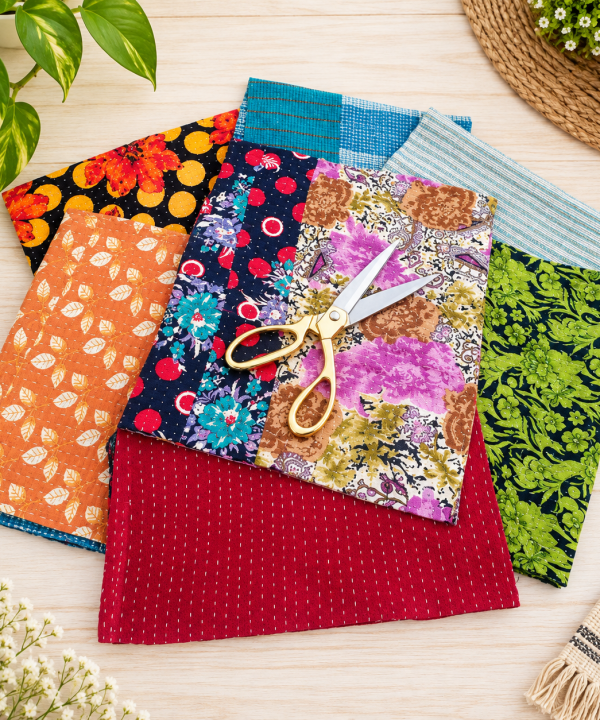 Kantha Scrap Lot - 5 kg