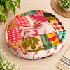 Vintage Kantha Patchwork Floor Cushion - Image 2