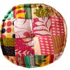 Vintage Kantha Patchwork Floor Cushion