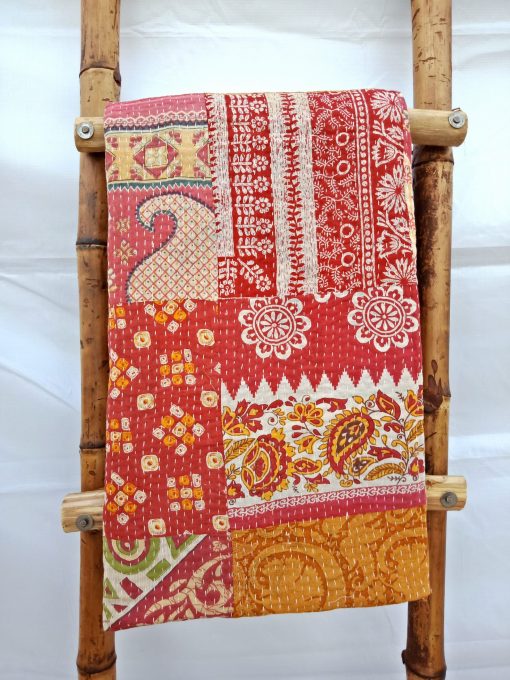 Queen Patchwork Kantha Quilt