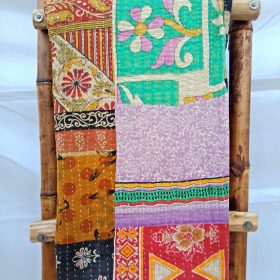 Patchwork Vintage Kantha Quilt