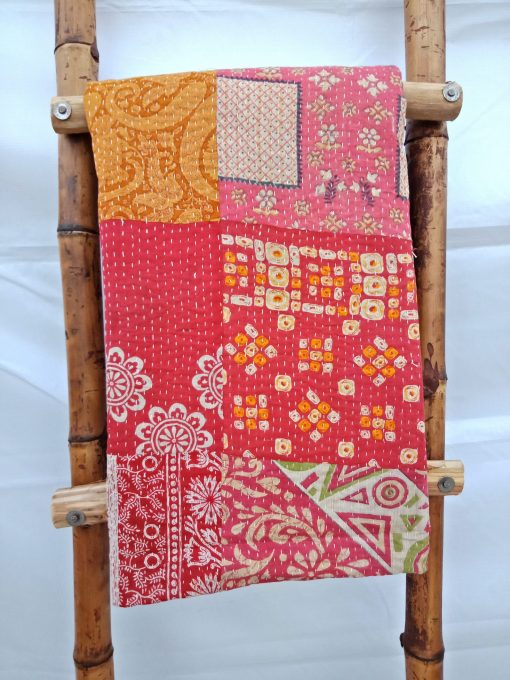 Indian Patchwork Kantha Quilt