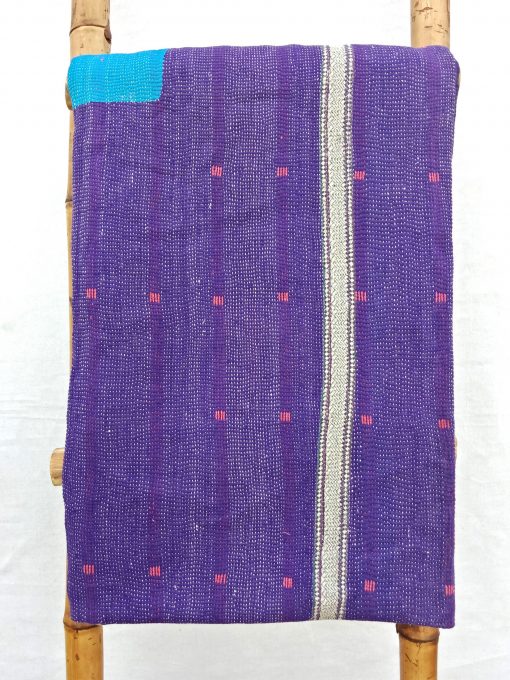 6 Layered Heavy Vintage Kantha Quilt