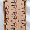 Rare Print Bengal Kantha Quilt