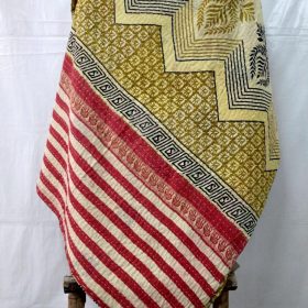 zigzag kantha twin