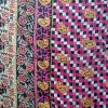 checkerboard paisley kantha