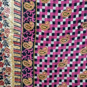 checkerboard kantha