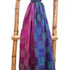 Square Geometric Kantha Scarf