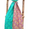 Circle Geometric Kantha Scarf