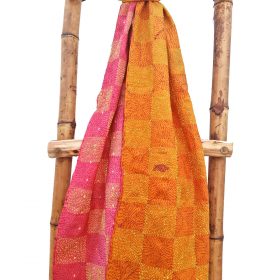 Kantha Rare Geometric Scarf