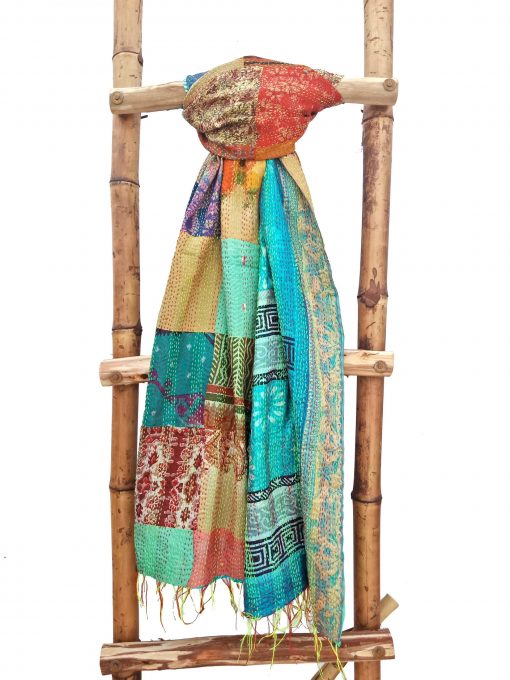 Patchwork Kantha Scarf