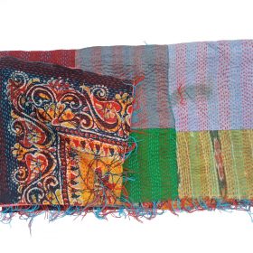 homemade kantha scarf