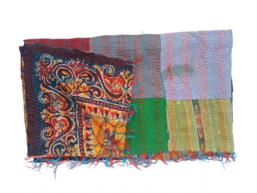 homemade kantha scarf