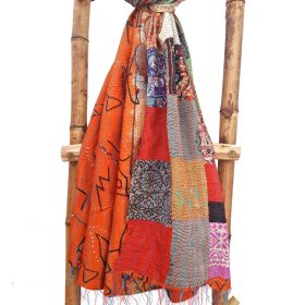 Patchwork Vintage Kantha Scarf